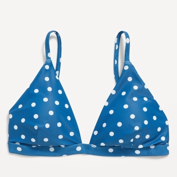 NWT! 2pc Bikini Set Blue Mosaic Triangle Bikini Swim Top & Bottom - Medium ๐ - Picture 5 of 12